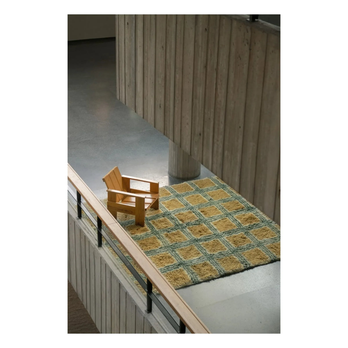 Layered - Wollteppich Pergola, Evelina Kroon | Senfgelb