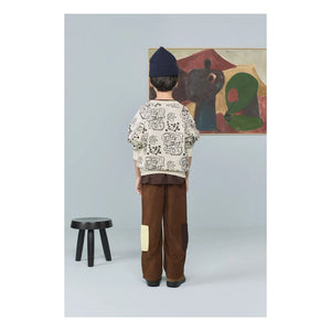 The Animals Observatory - Shark sweatshirt | Elfenbein
