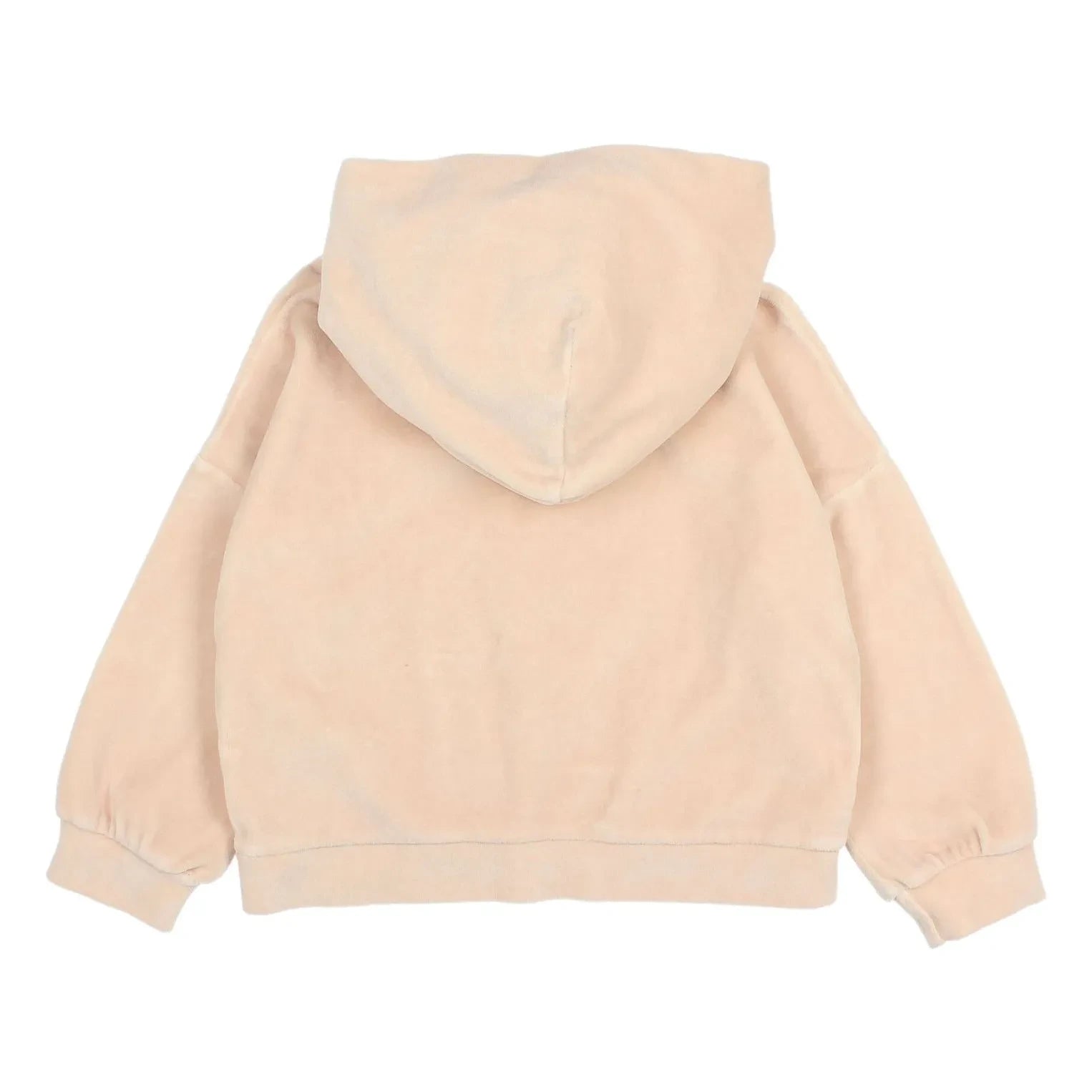 Búho - Kadife Kalp Kapüşonlu Sweatshirt | Açık Pembe