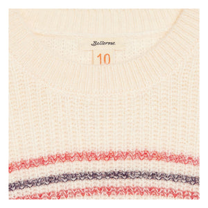 Bellerose - Diosy Gestreifter Pullover | Ecru