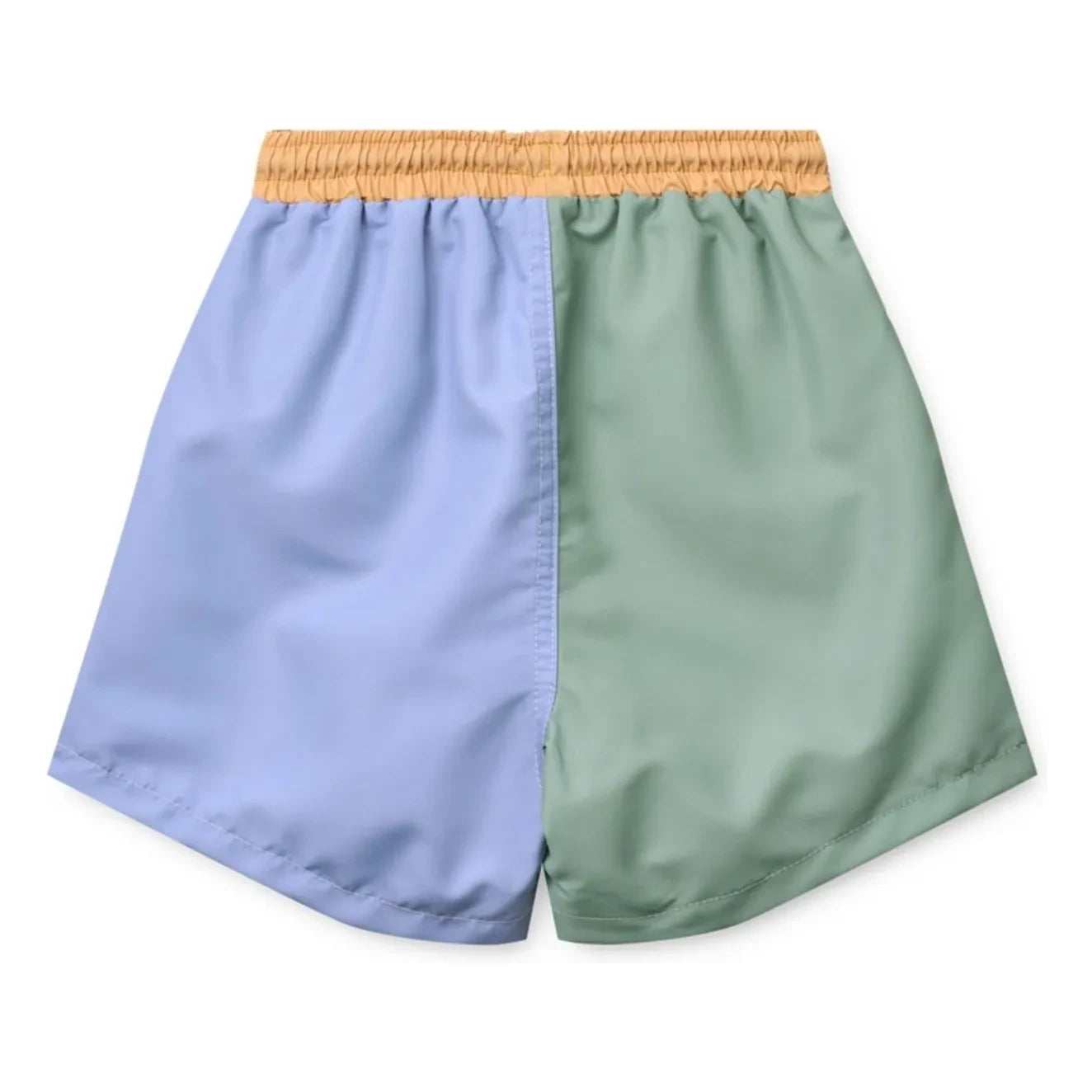 Liewood – Duke Colorblock Badeshorts aus recyceltem Fasern | Blau