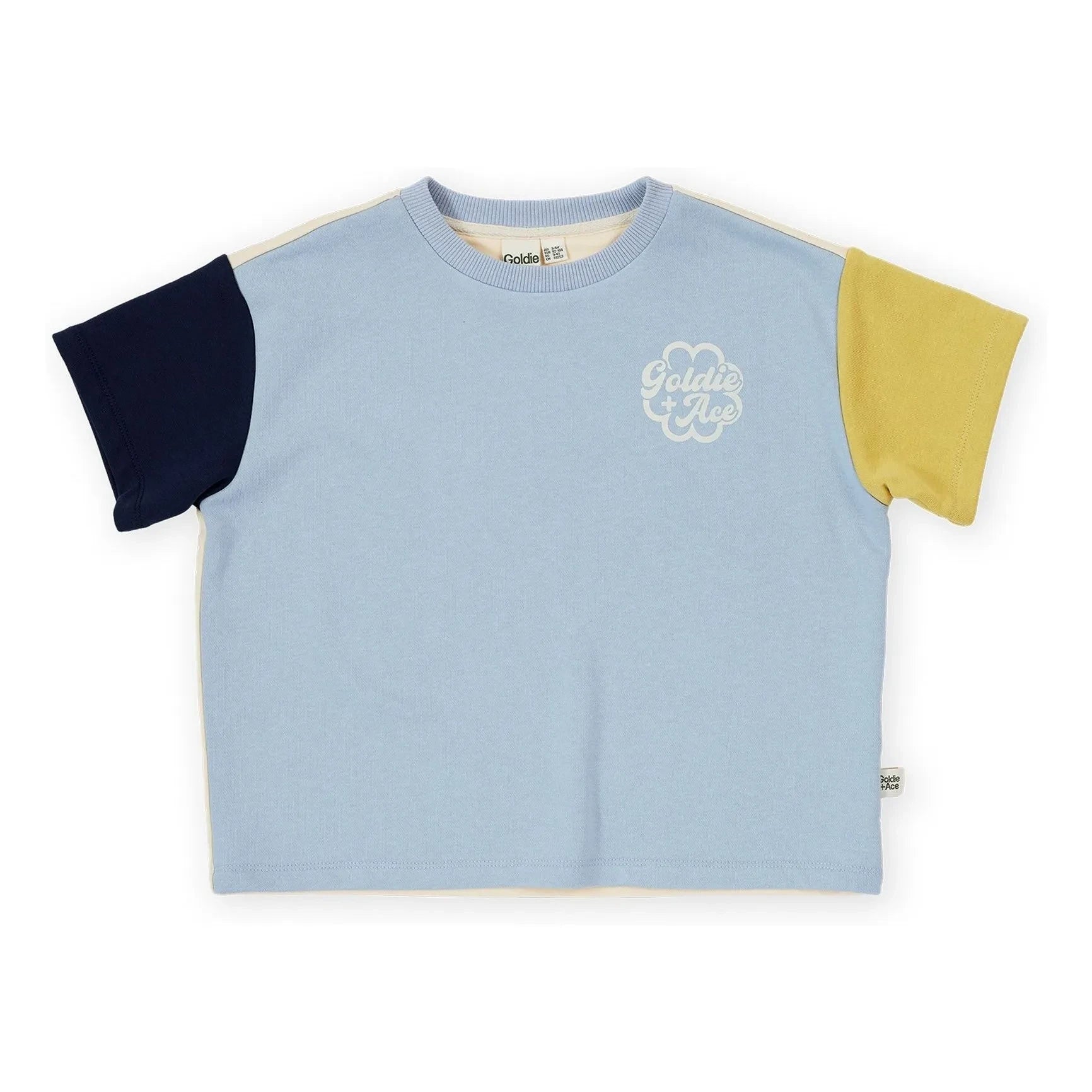 Goldie + Ace – Übergroßes T-Shirt | Hellblau