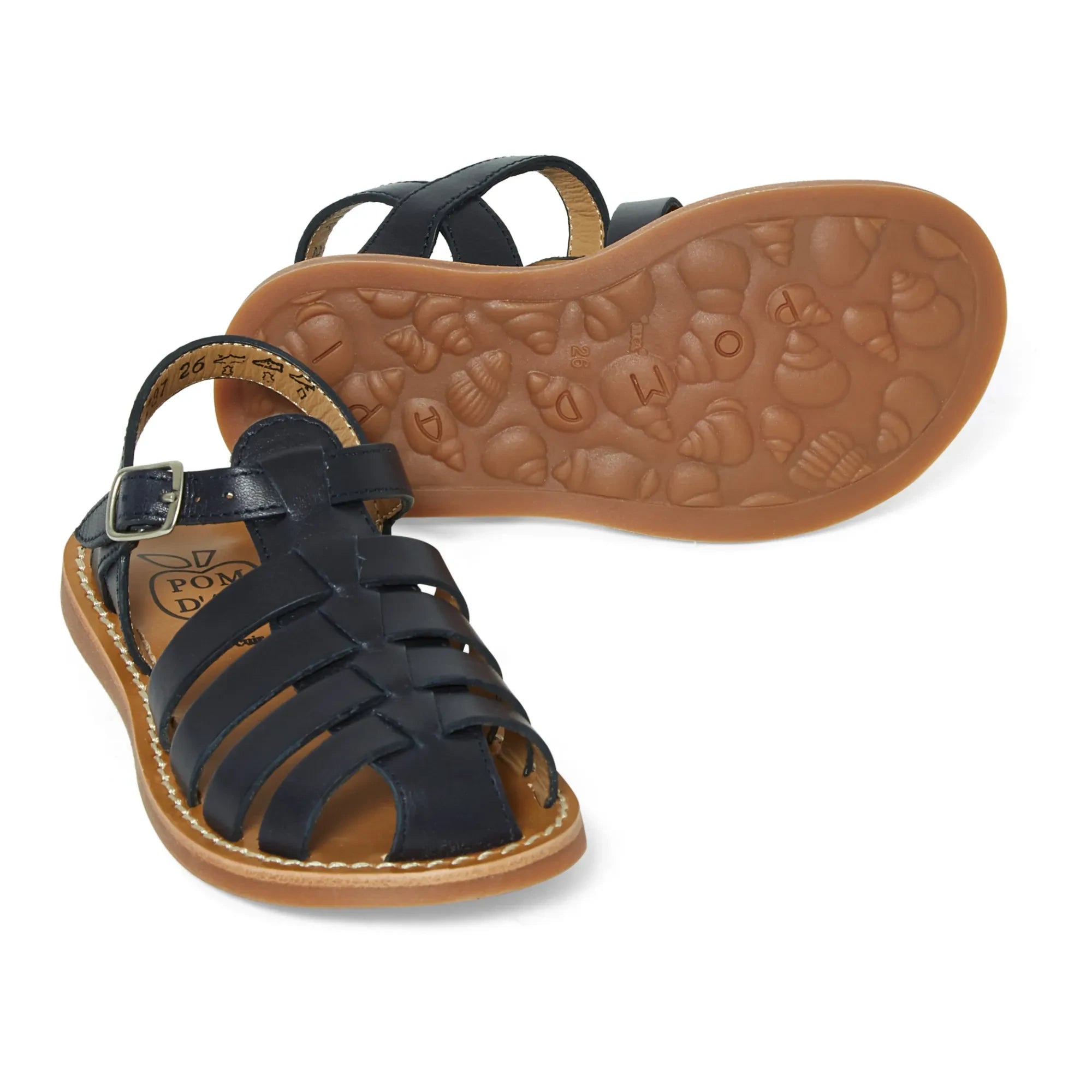 Pom d'Api - Dad Stitch Strandsandalen | Marine
