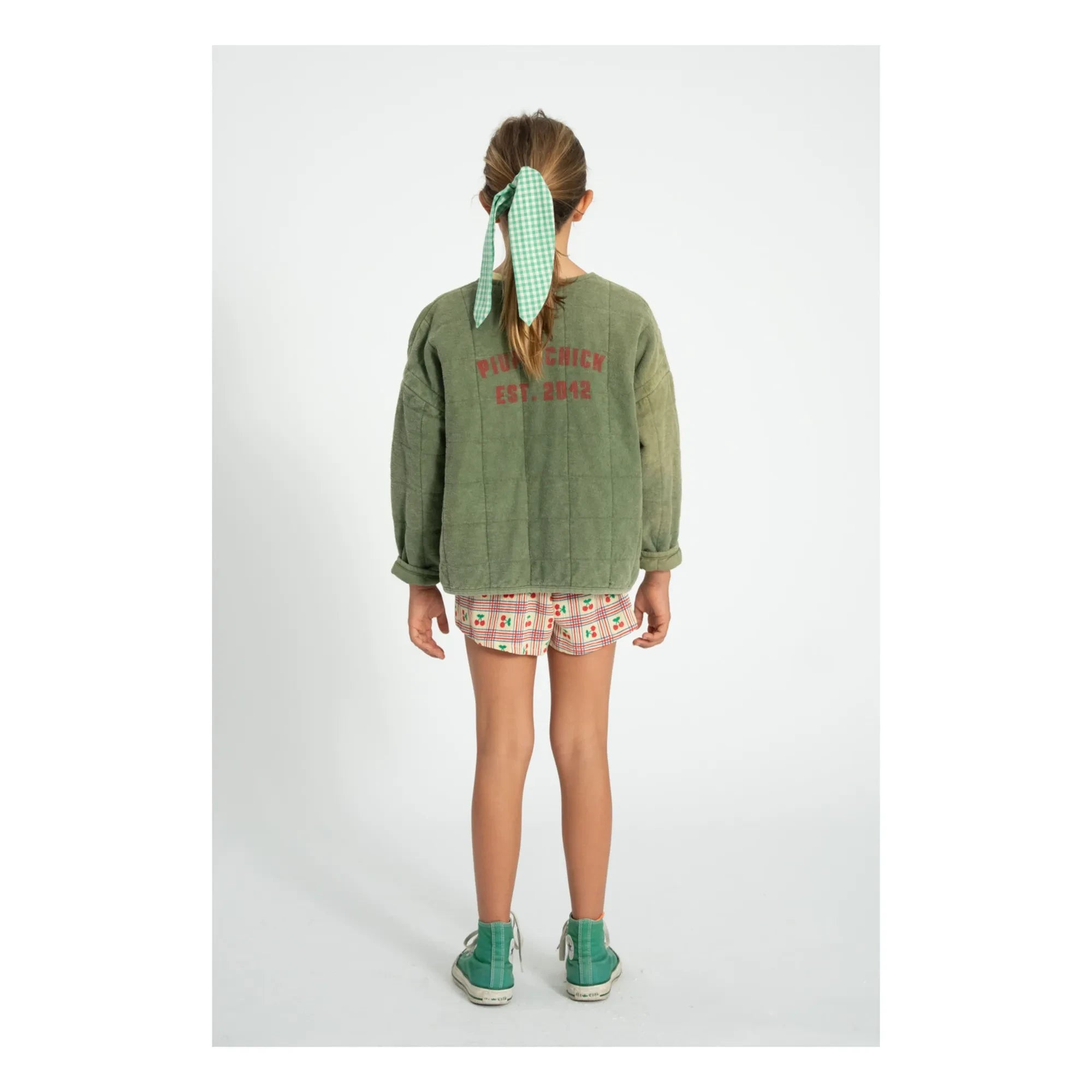 Piupiuchick - Piupiuchick Est 2042 Bio-Baumwoll-Steppjacke | Dunkelgrün