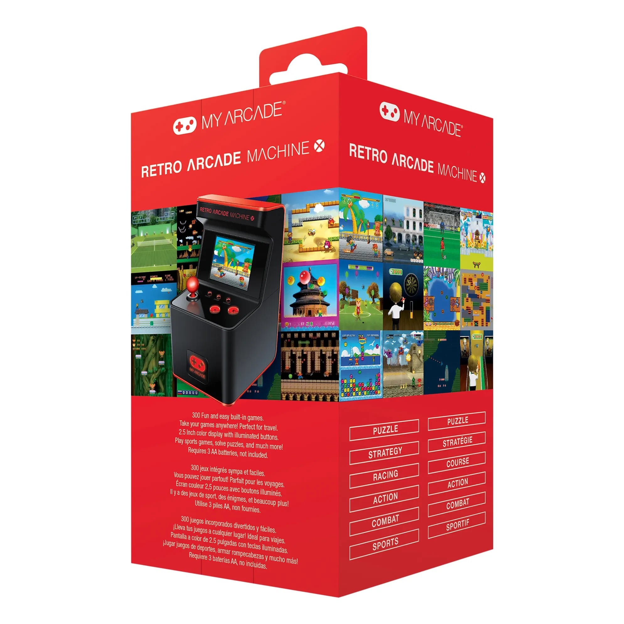 My Arcade - Mini Retro-Konsole mit 300 Spielen