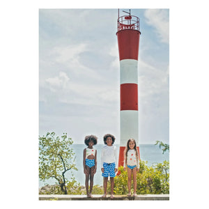 Pepita & Me - Wave Badeshorts | Blau