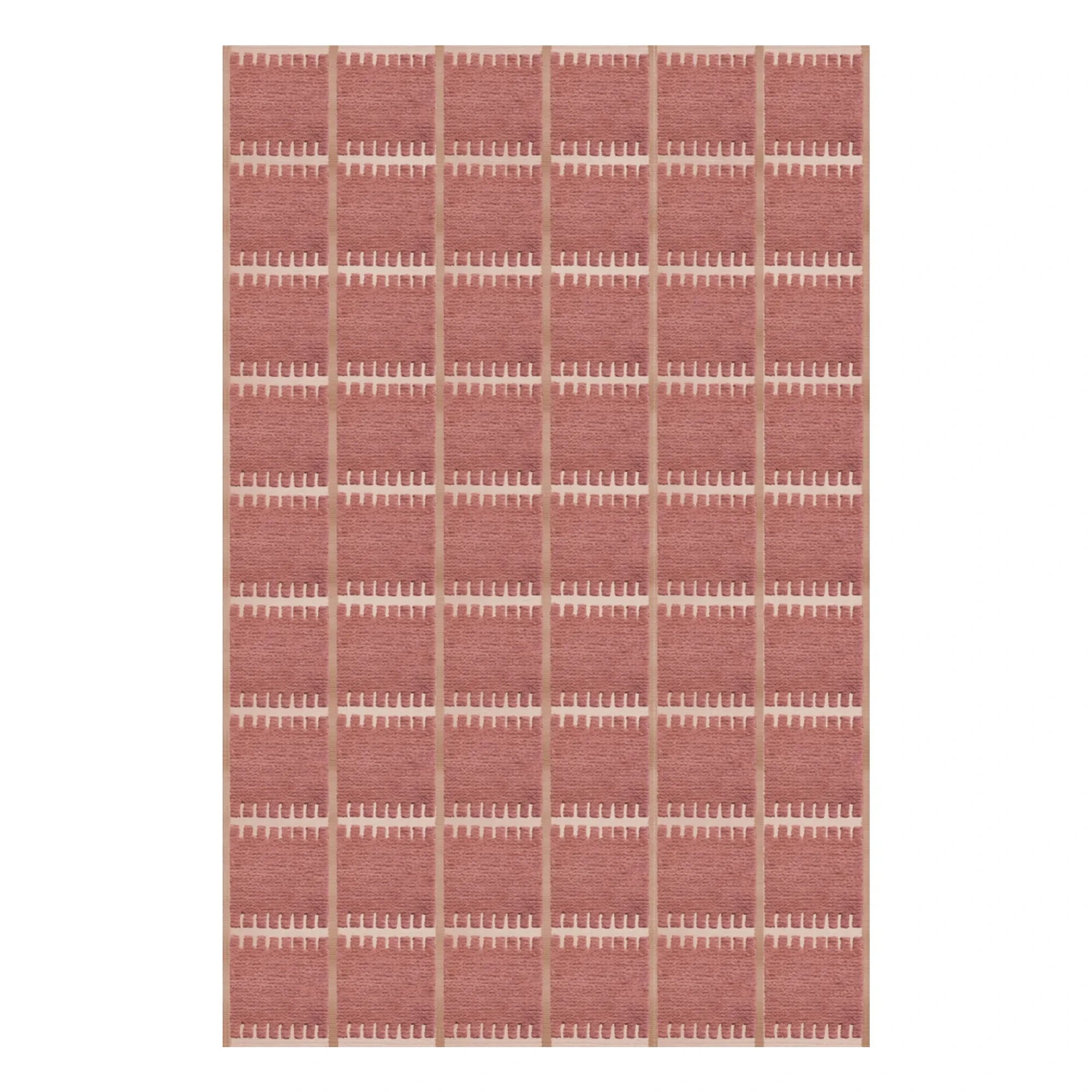 Layered - Wollteppich Lilly | Rosa