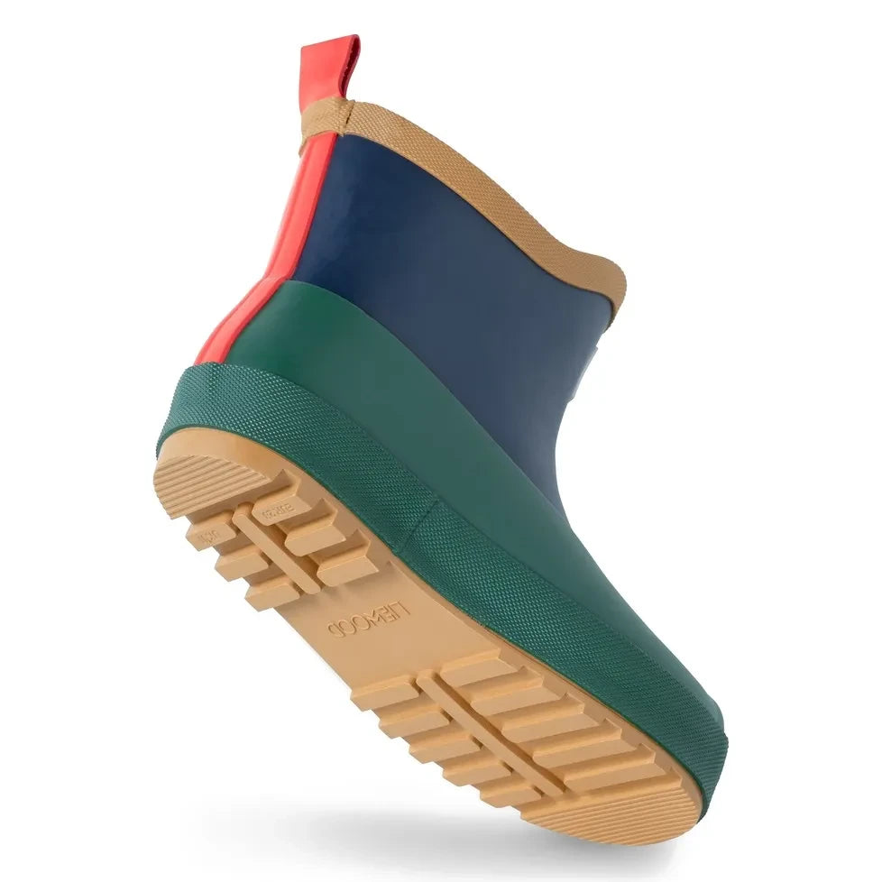 Liewood - Isaac Farbblock-Gummistiefel | Dunkelblau