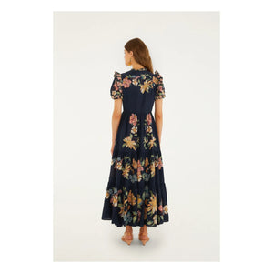 Farm Rio - Maira Kleid | Marine