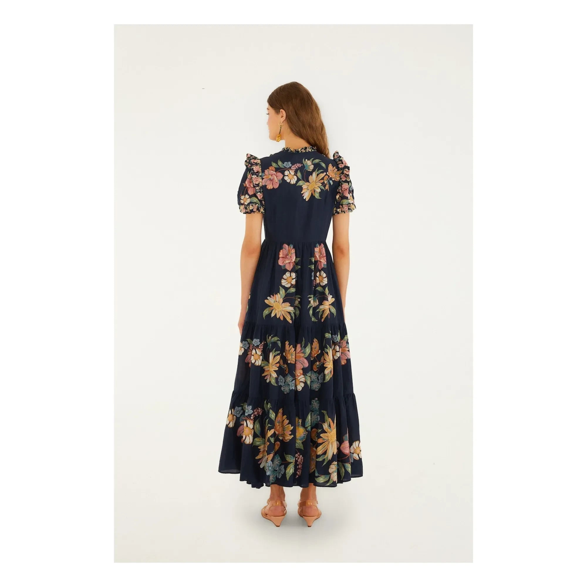 Farm Rio - Maira Kleid | Marine