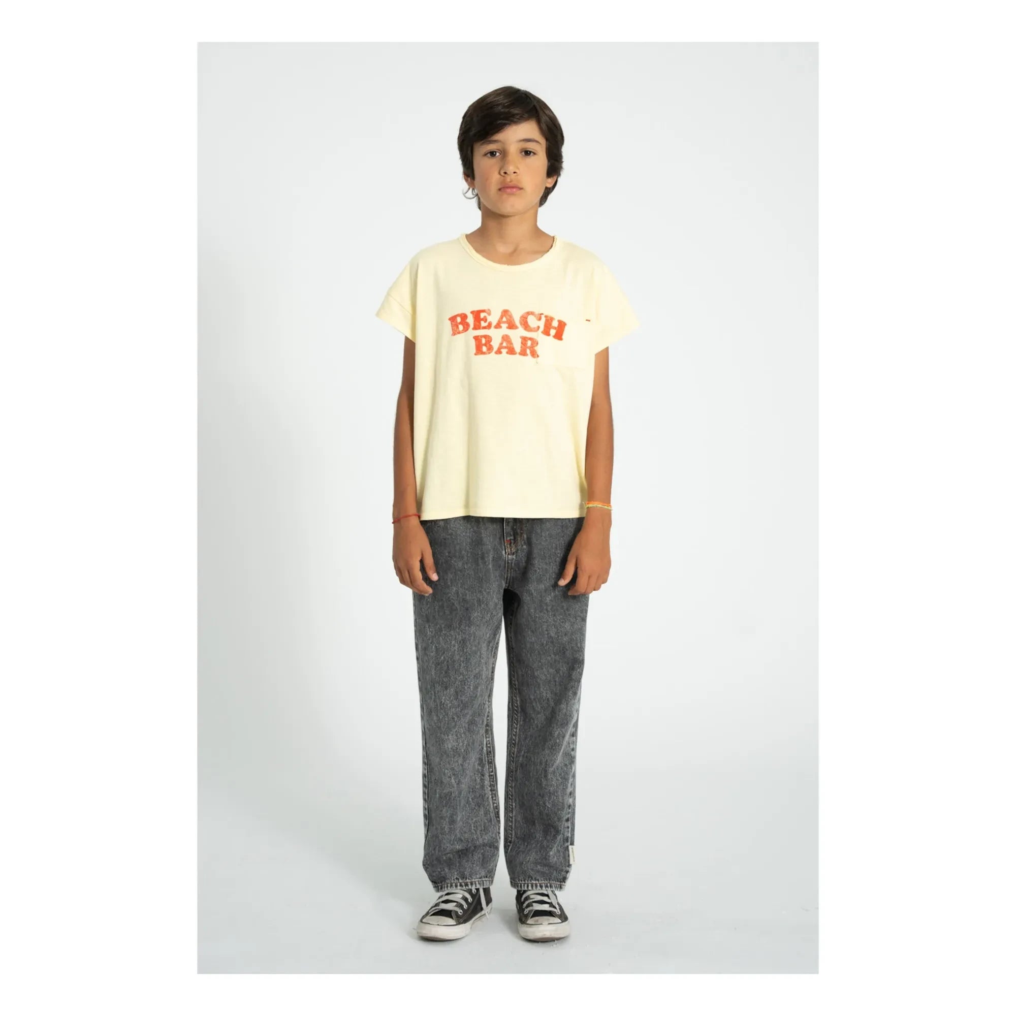Piupiuchick - T-Shirt „Strandbar“ | Gelb