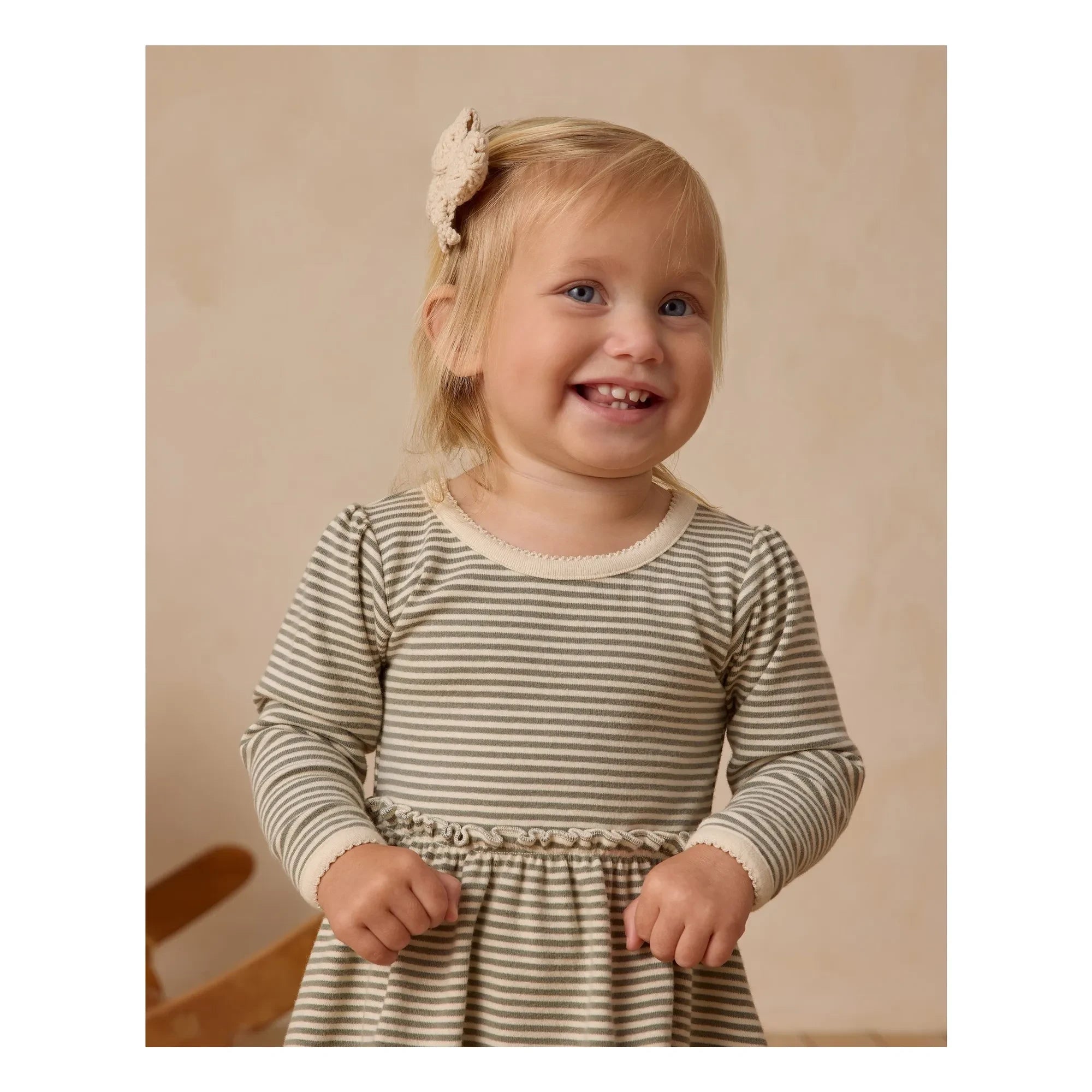 Quincy Mae – Haarspange Knoten | Ecru