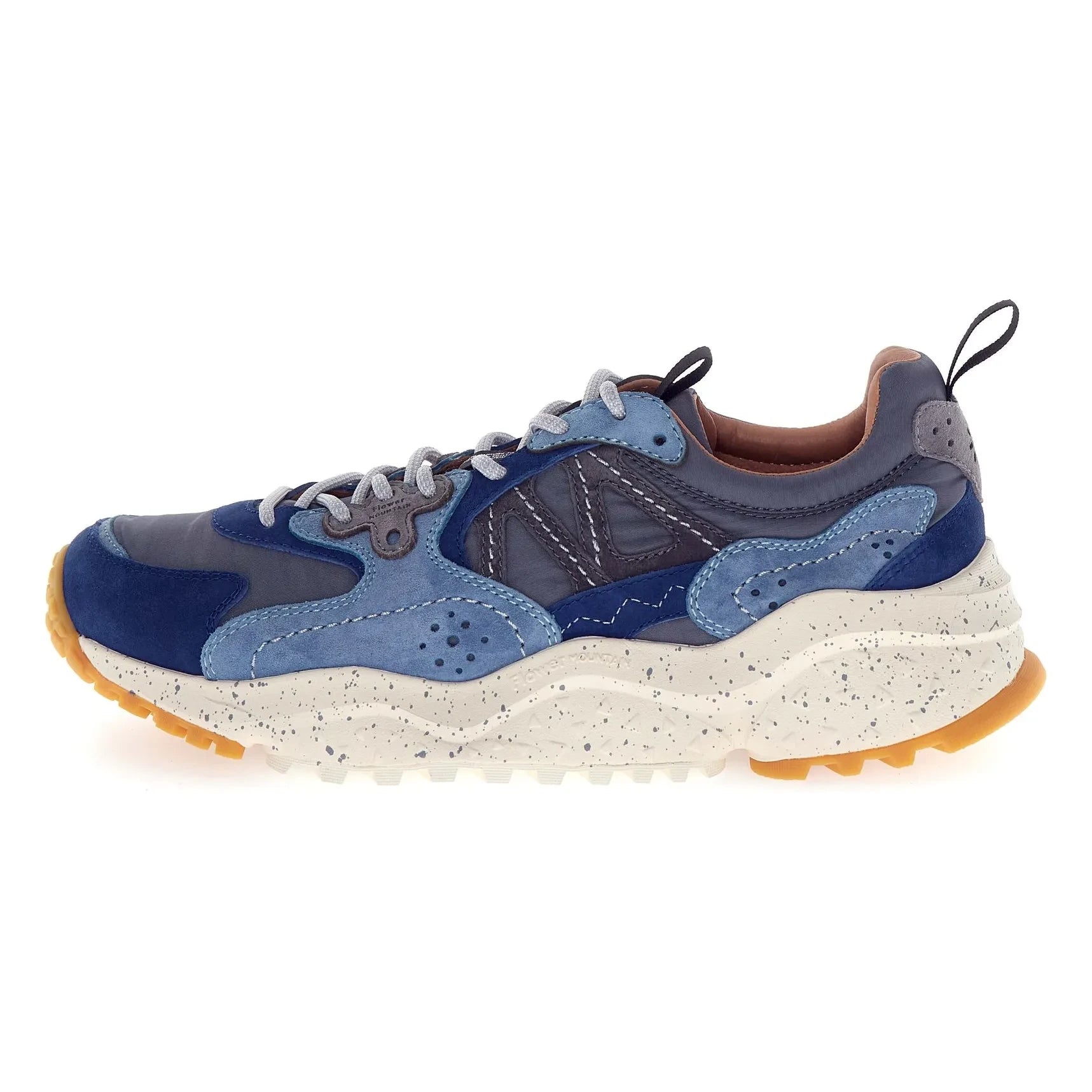 Flower Mountain - Solin Sneaker aus Wildleder und Nylon | Blau