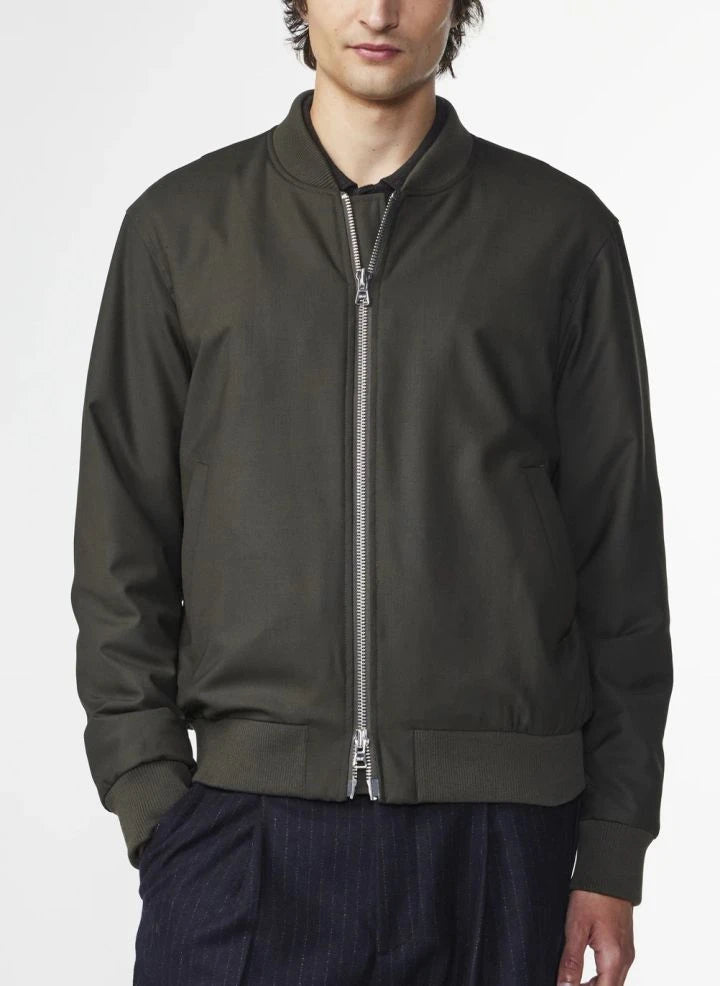 NN.07 - Bomber Dixon 1088 Wolle und recycelte Fasern | Khaki