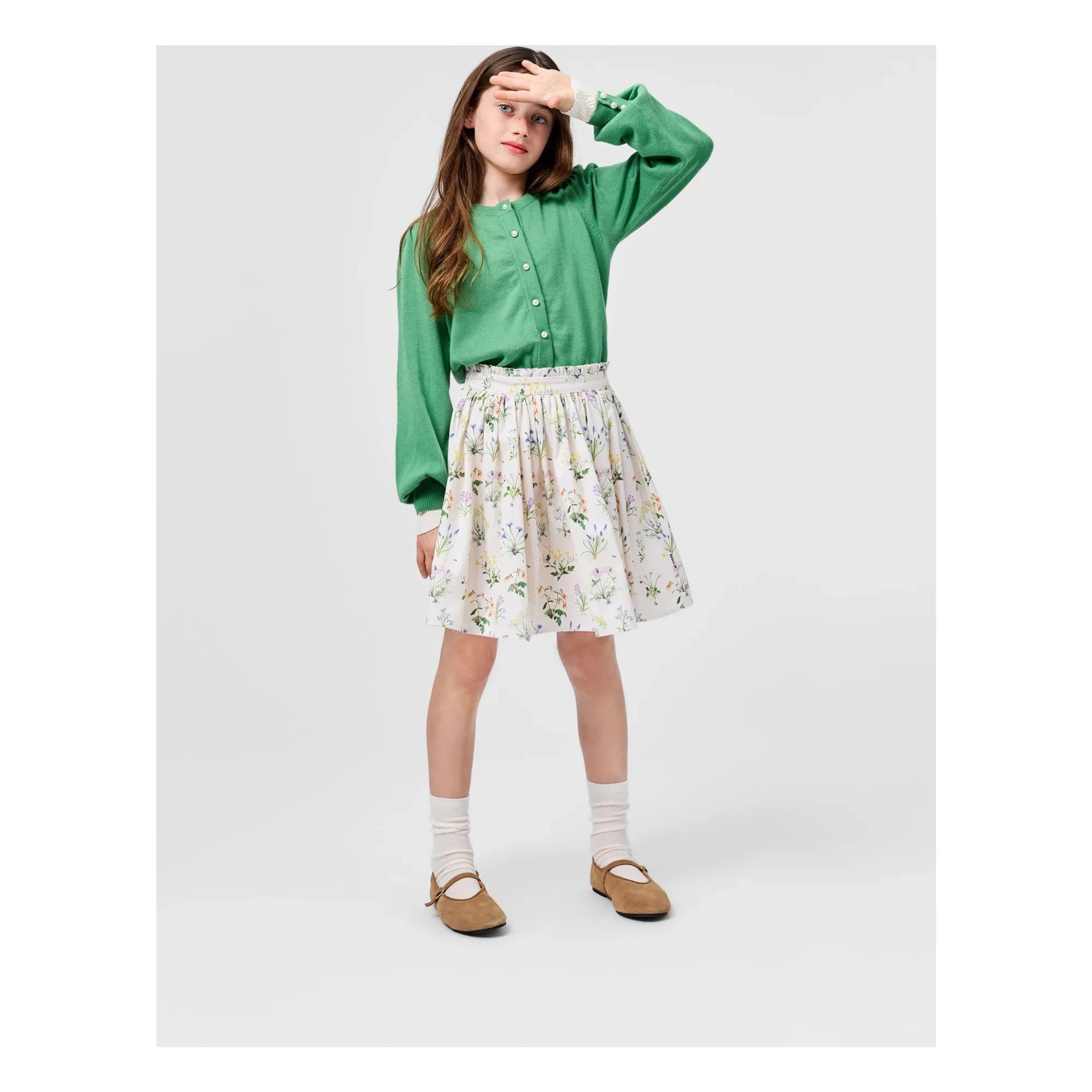 Molo – Guinevere Bio-Baumwollstrickjacke | Grün