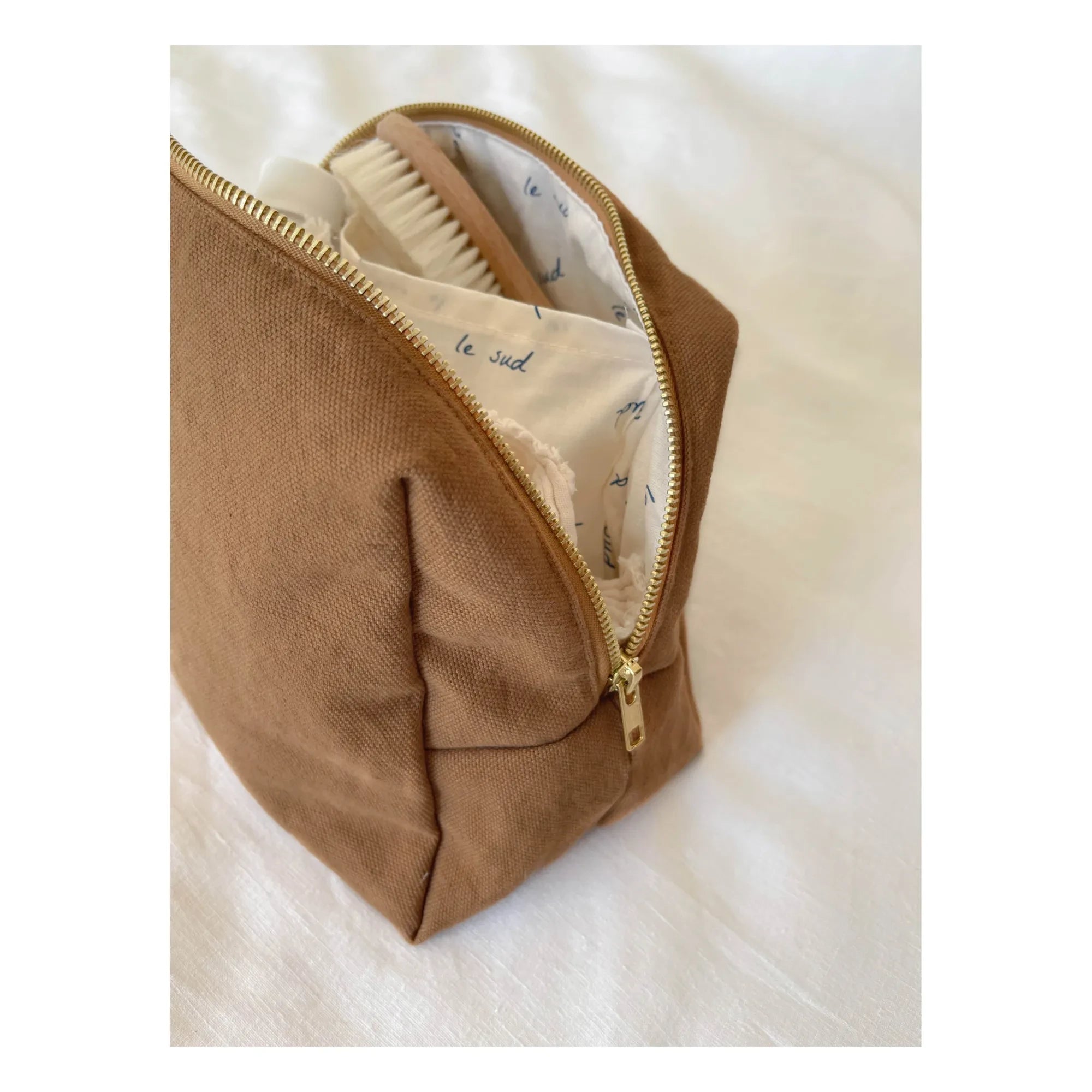 Milinane - Jade Kosmetiktasche | Camel