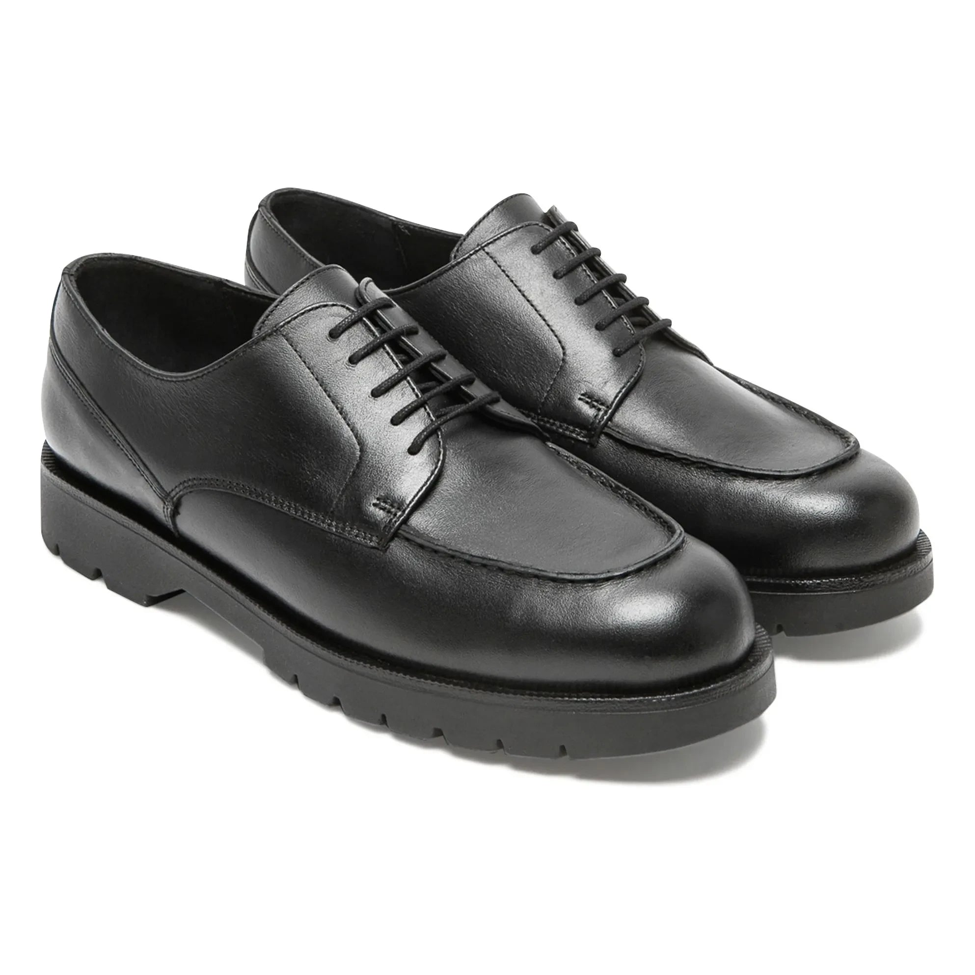 Kleman - Frodan Leder Derby Schuhe | Schwarz