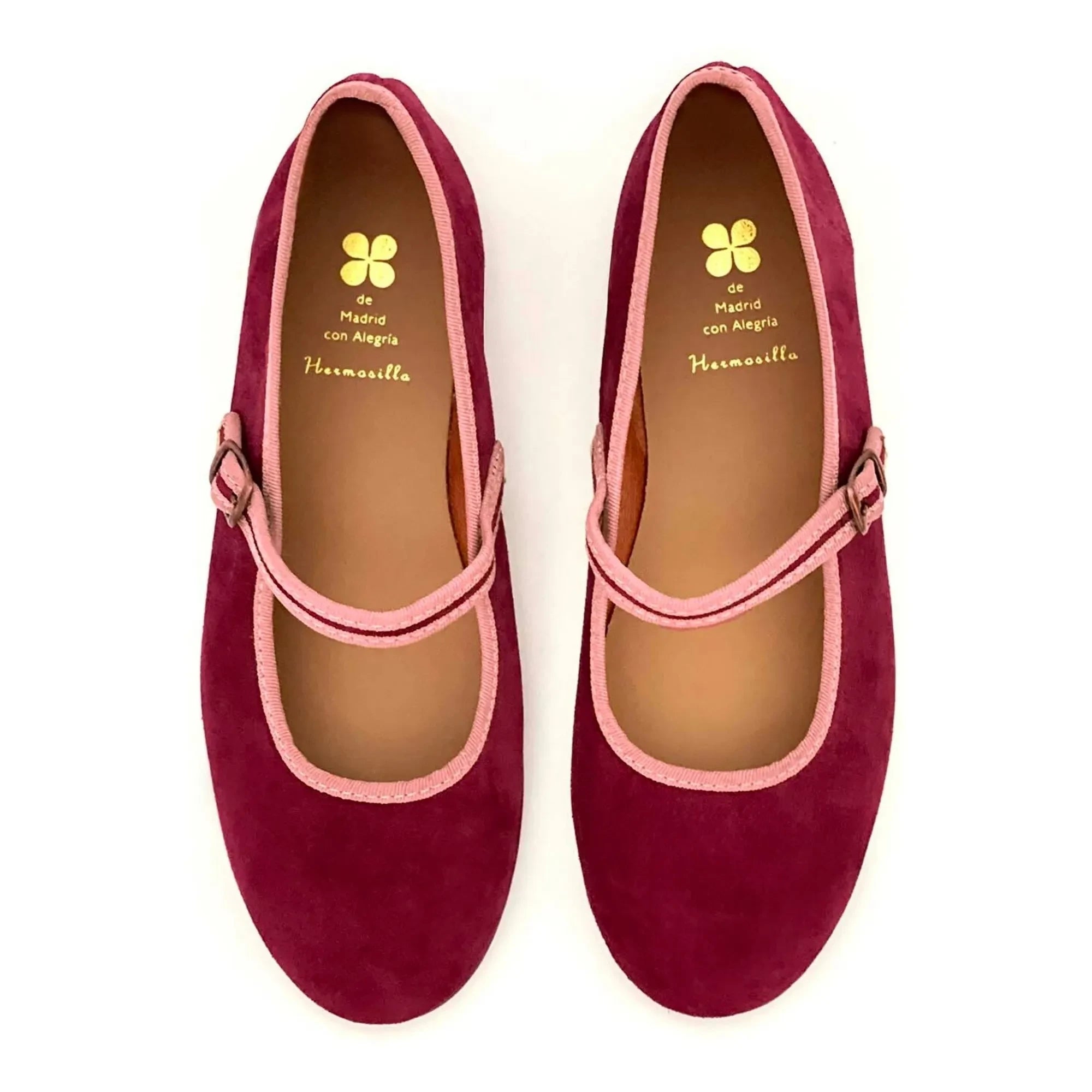 Hermosilla - La Muette Slingback Flats - Damenkollektion | Bordeaux