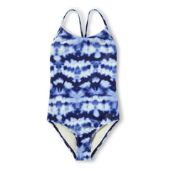 Molo - Nanna Tie-Dye Badeanzug aus recyceltem Material | Blau
