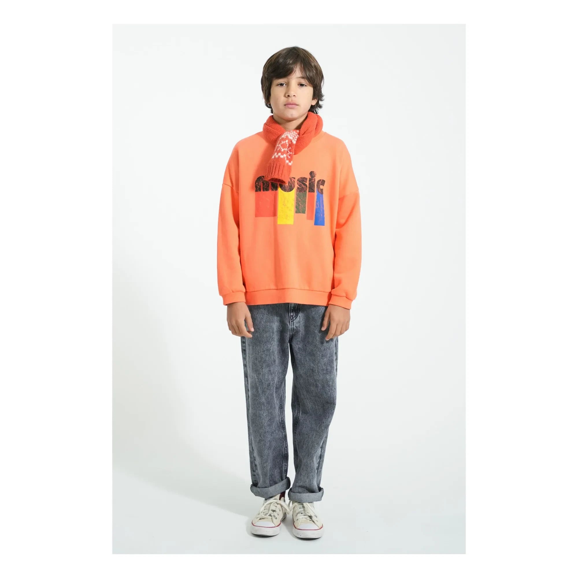 Piupiuchick - Music Sweat Bio-Baumwolle | Neon Orange