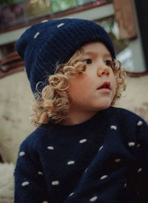 Fliink - Dunkelblau mit Sternchen Pullover