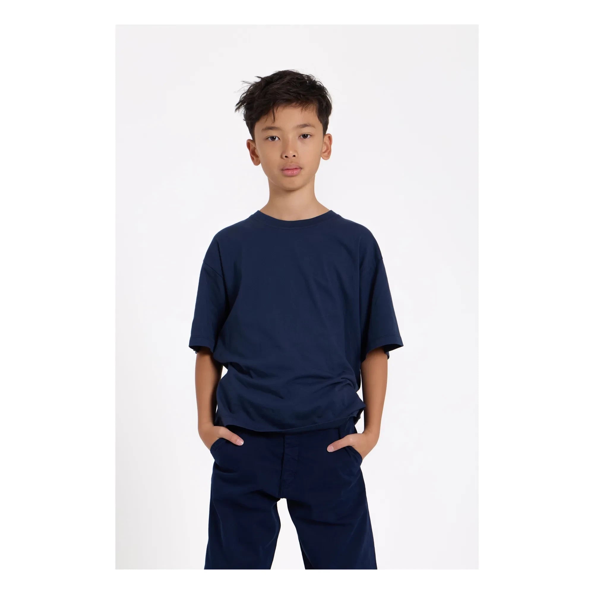 Smallable Kid - Nils Bio-Baumwoll T-Shirt | Waschblau