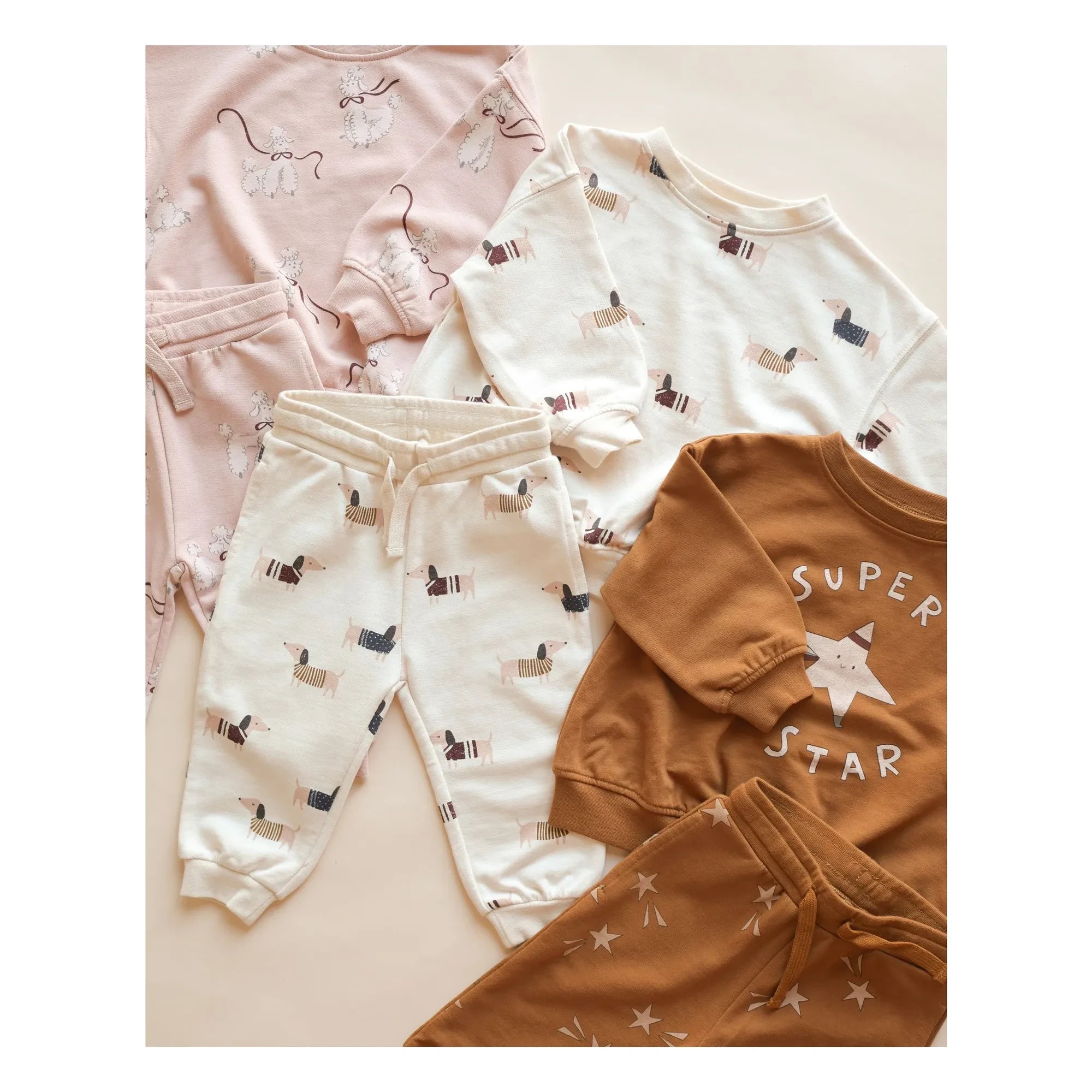 Rylee + Cru - Jogger Dackel | Ecru