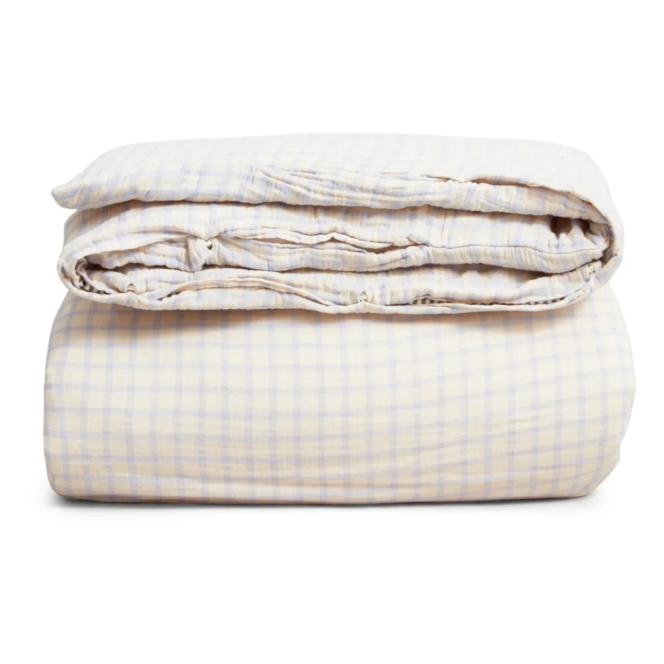 garbo&friends - Gingham Sky Bettbezug | Hellblau