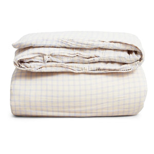 garbo&friends - Gingham Sky Bettbezug | Hellblau
