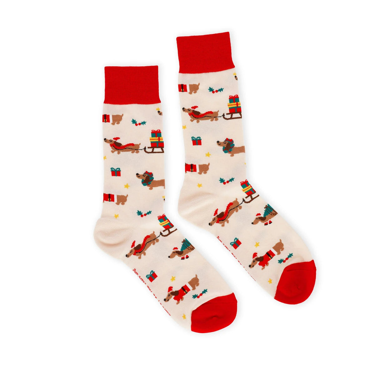 Legami - Weihnachtsstrümpfe Dackel Größe 41-47 - Eine perfekte Passform!