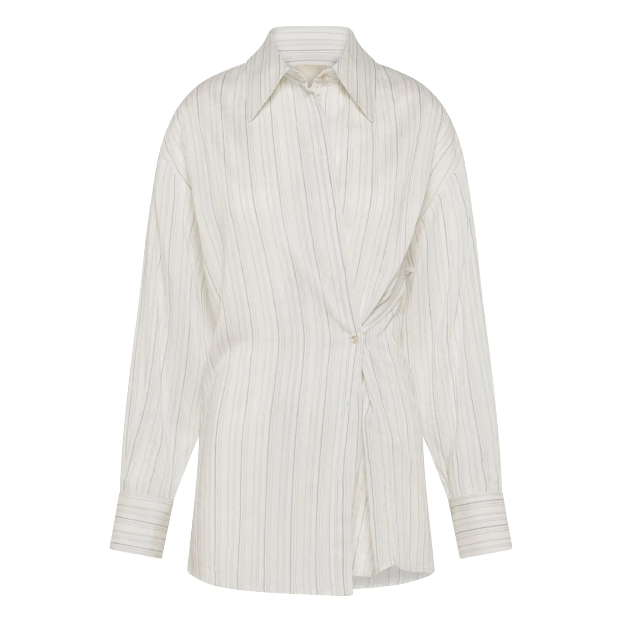 Momoni - Titi Gestreiftes Hemd | Creme