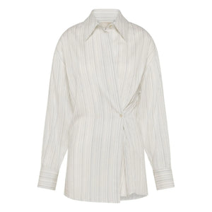 Momoni - Titi Gestreiftes Hemd | Creme