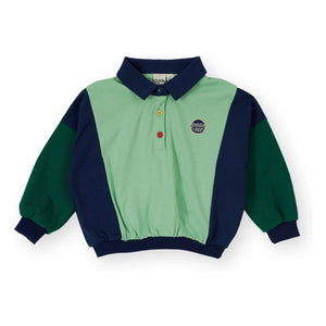 Goldie + Ace – Rugby-Poloshirt | Grün