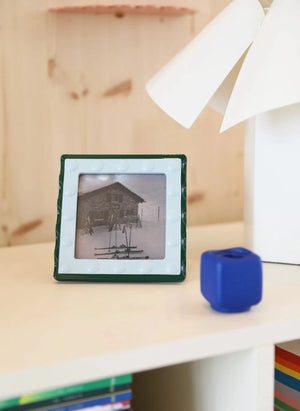 &Klevering - Facet Poliresin Fotoğraf Çerçevesi | Yeşil