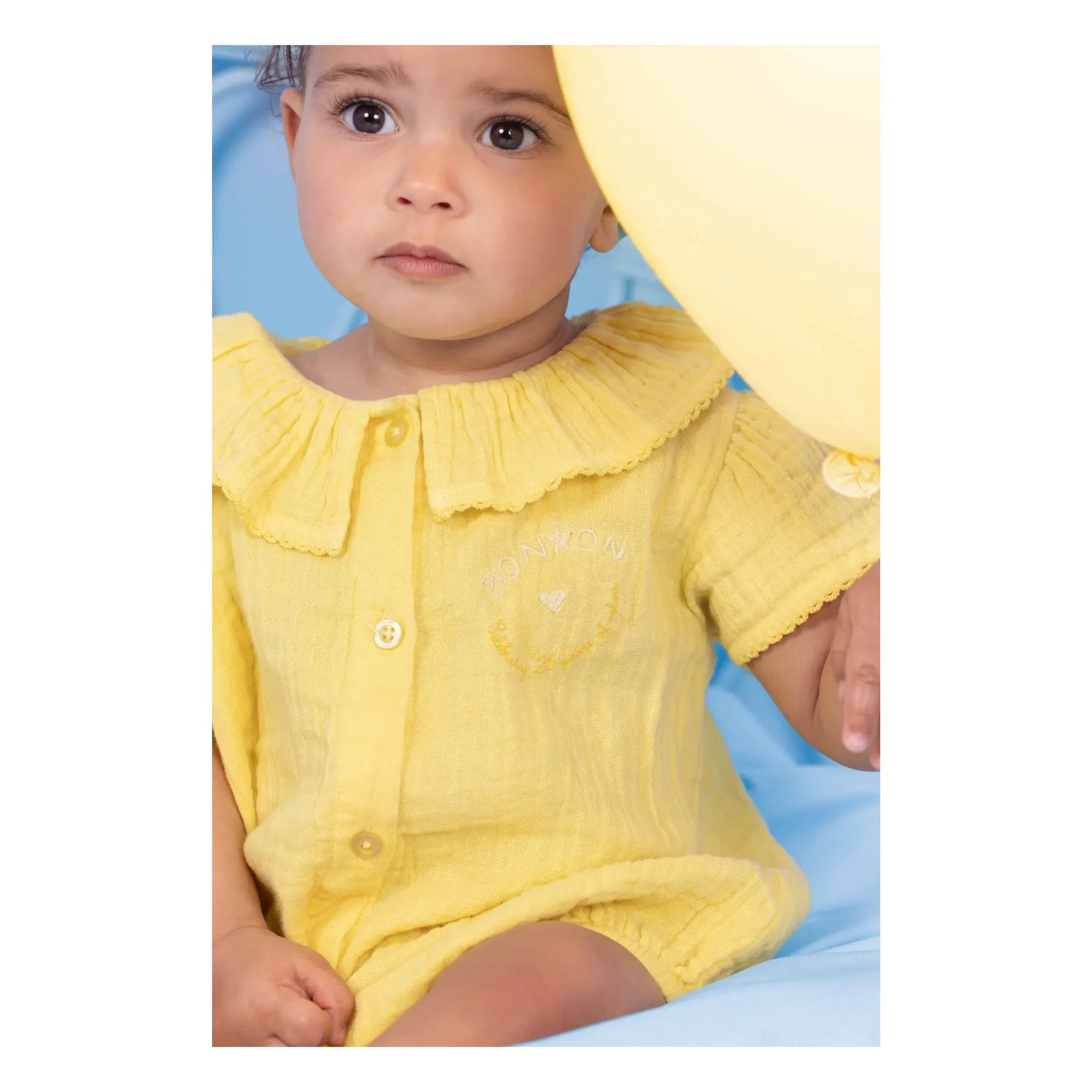 Bonton - Norma Claudine Kragen-Overall | Gelb