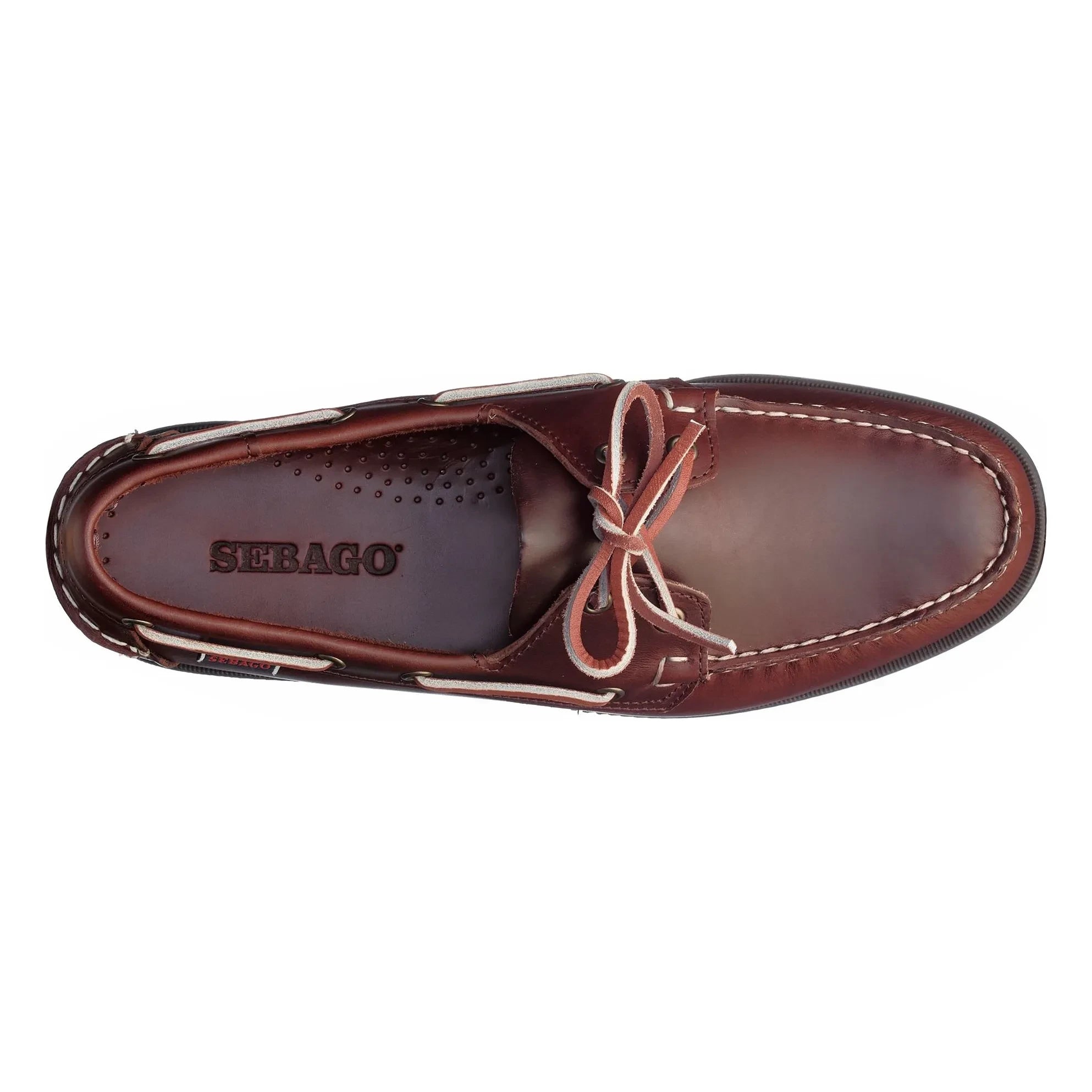 Sebago - Docksides Portland Waxed Loafer | Hellbraun