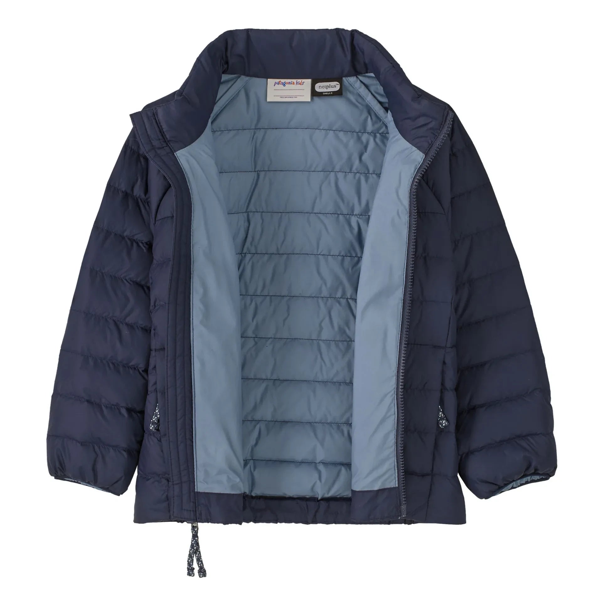 Patagonia – Recycelter Daunen-Pullover als Jacke | Marineblau