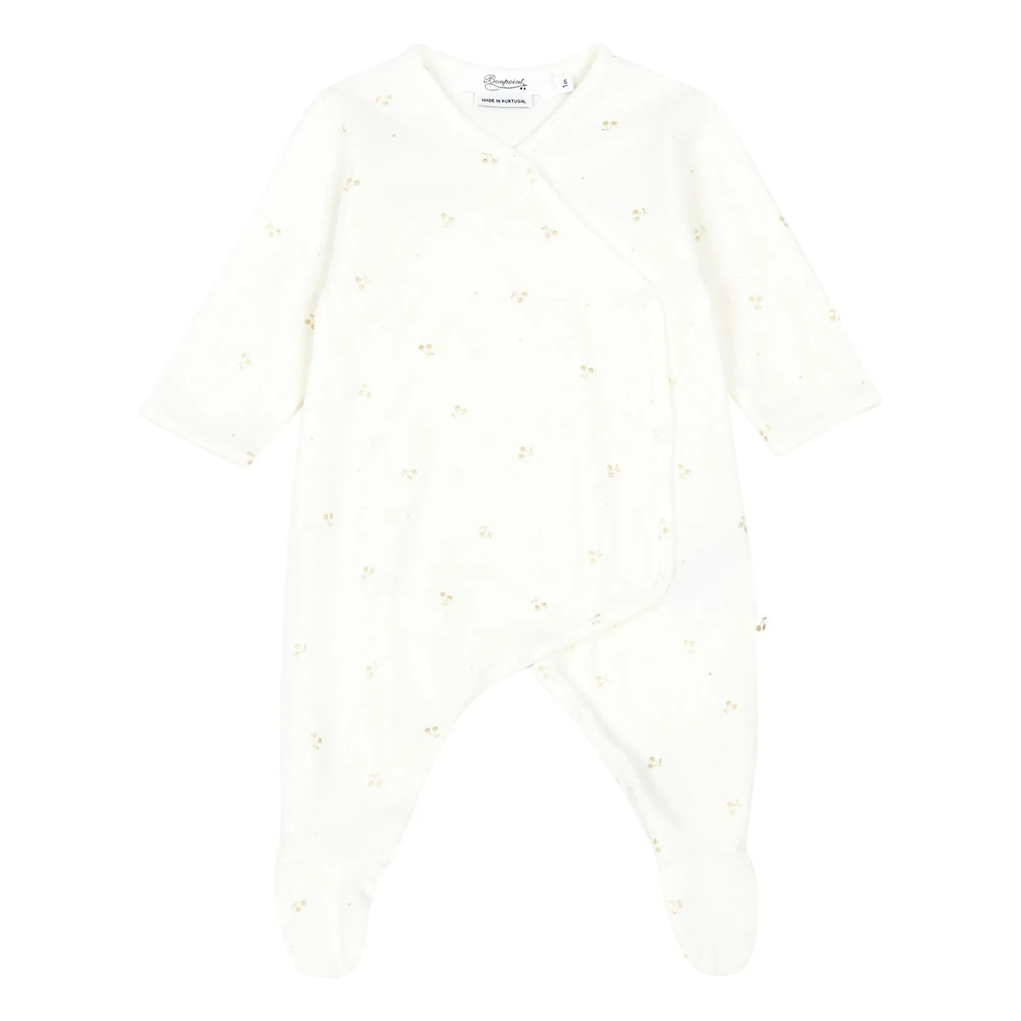 Bonpoint – Kirsch-Jersey-Strampler Pyjama | Gold