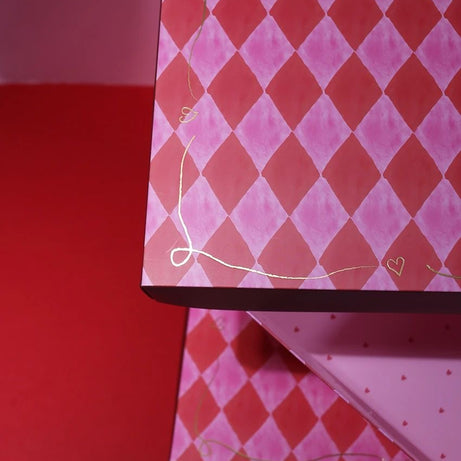 Dinossi - Pembe Kareli Hediye Kutusu