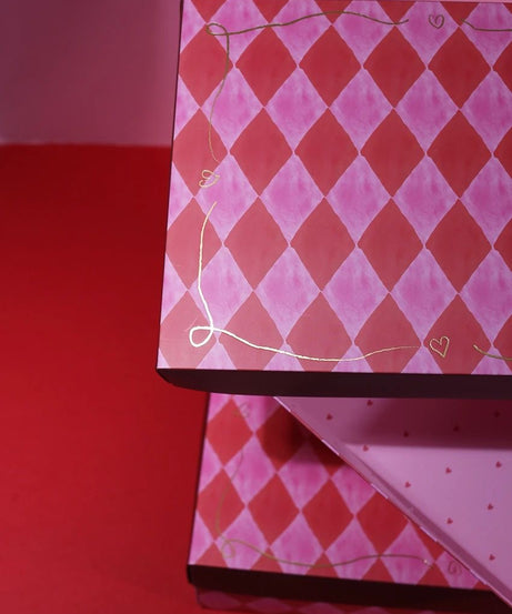 Dinossi - Pembe Kareli Hediye Kutusu