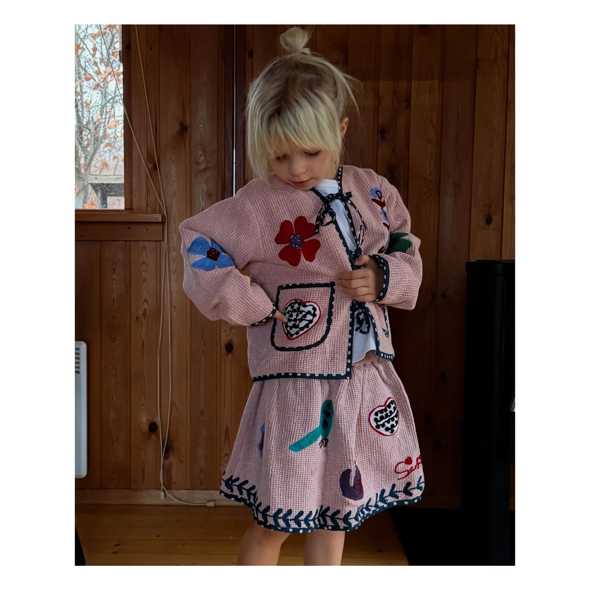 SISSEL EDELBO - Clio Bio-Baumwolljacke - Kinderkollektion | Rosa