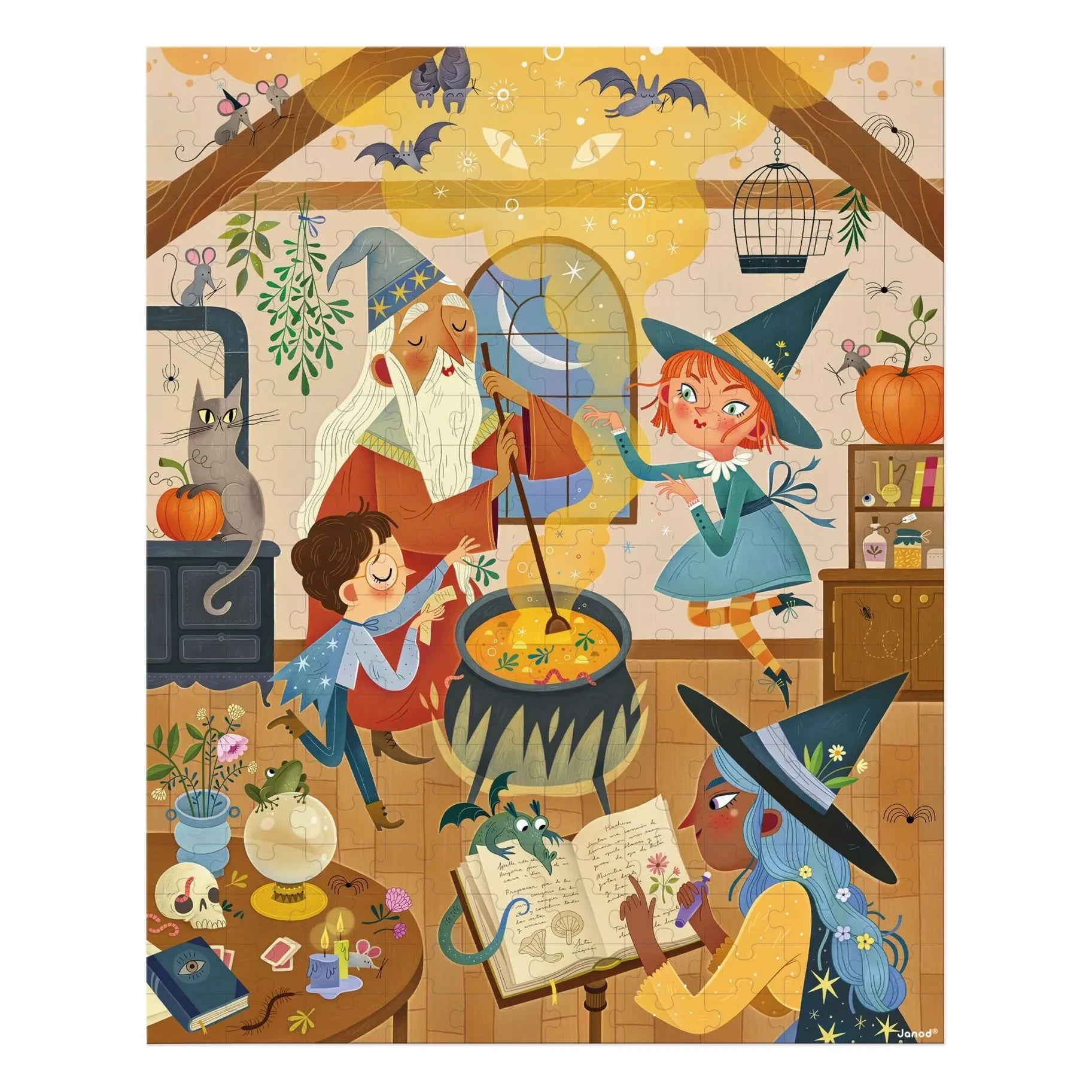 Janod - Zauberpuzzle - 200 Teile