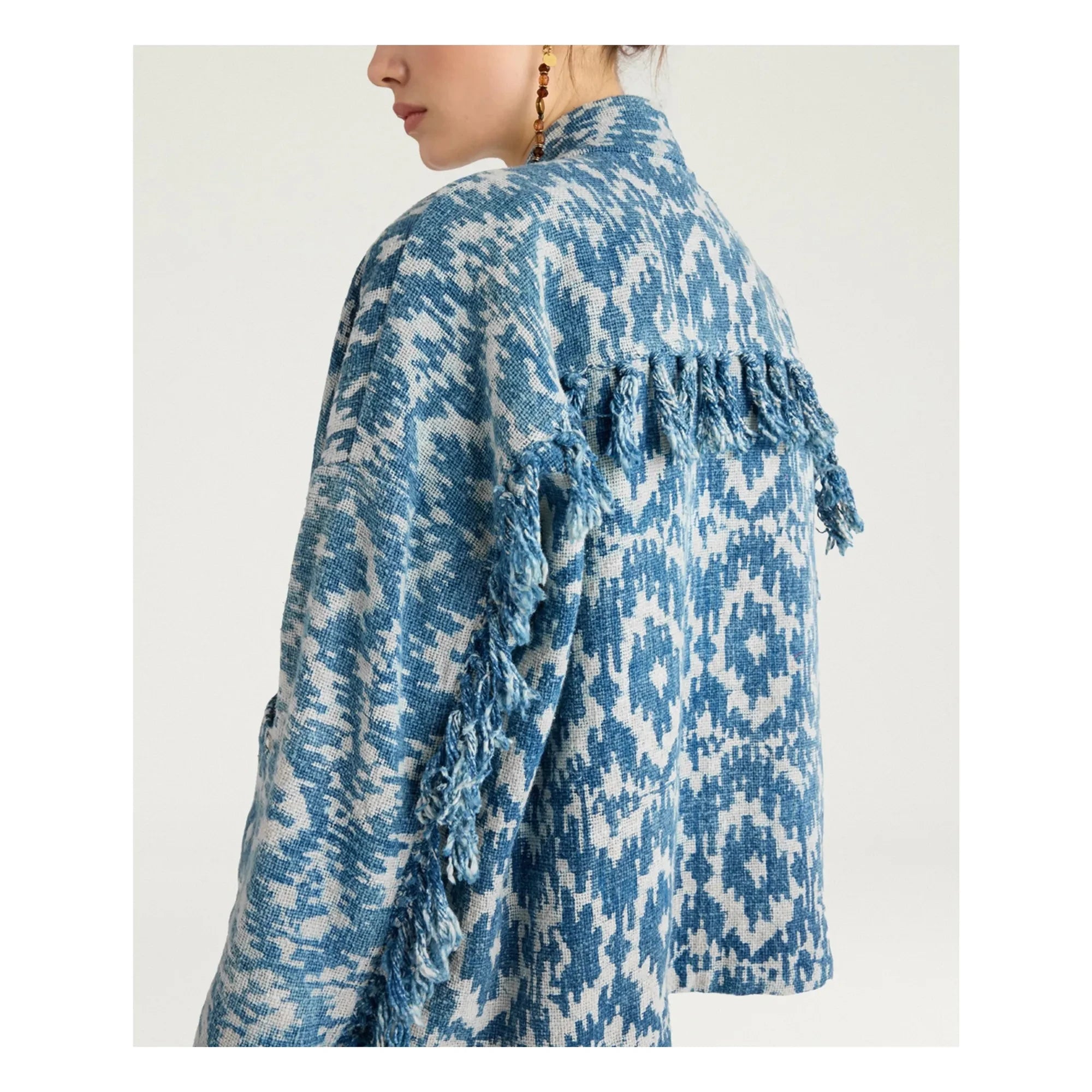 Momoni - Halbbaumwolljacke | Blau