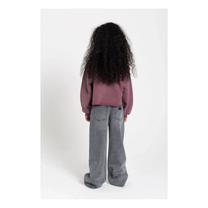 Finger in the nose - Jean Large April | Graues Denim