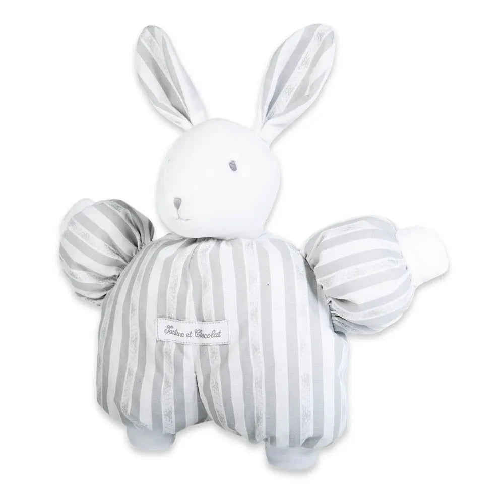 Tartine et Chocolat - Augustin das Kaninchen Kuscheltier 1977 - 25 cm | Grau