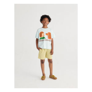 Bobo Choses - Friends T-Shirt Bio-Baumwolle | Hellblau