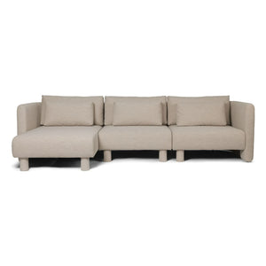 Ferm Living - Dase Bouclé Sofa rechtes Modul | Beige