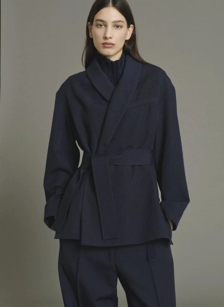 Soeur - Côme Wolle Jacke | Dunkelblau