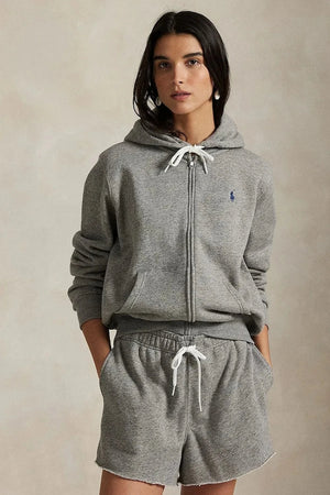 Polo Ralph Lauren Kadın Kapüşonlu Fermuarlı Pamuklu Sweatshirt
