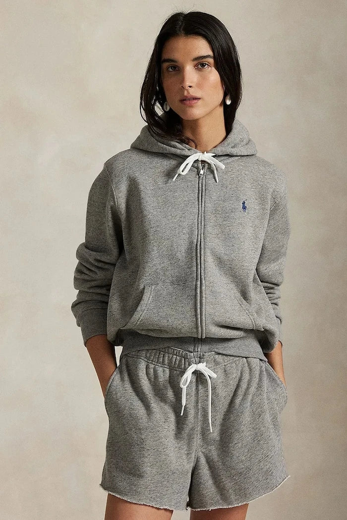 Polo Ralph Lauren Kadın Kapüşonlu Fermuarlı Pamuklu Sweatshirt